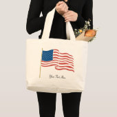 Flagge USA/Waving Jumbo Stoffbeutel (Vorderseite (Produkt))