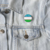 Flagge Usbekistans Button (Beispiel)
