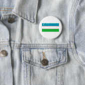 Flagge Usbekistans Button (Beispiel)