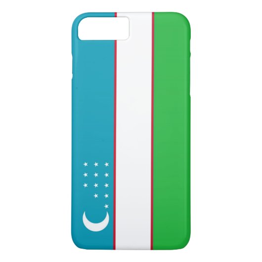 Flagge Usbekistans Case-Mate iPhone Hülle (Rückseite)