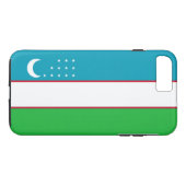 Flagge Usbekistans Case-Mate iPhone Hülle (Rückseite (Horizontal))