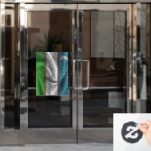 Flagge Usbekistans Fensteraufkleber (Büro Tür)