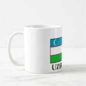 Flagge Usbekistans Kaffeetasse (Links)