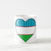 Flagge Usbekistans Kaffeetasse (Mittel)