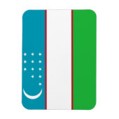 Flagge Usbekistans Magnet (Vertikal)