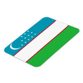 Flagge Usbekistans Magnet (Linke Seite)