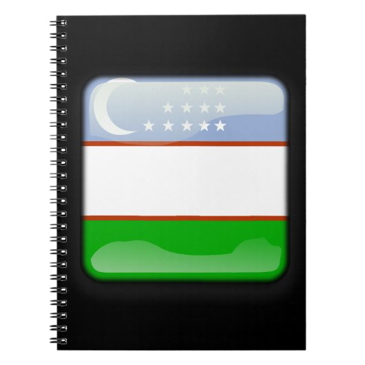 Flagge Usbekistans Notizblock (Vorderseite)