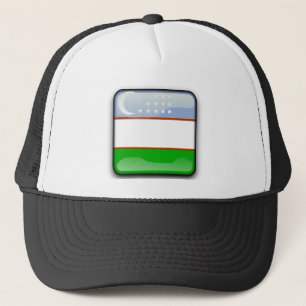 Flagge Usbekistans Truckerkappe