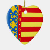 Flagge Valencias (Spanien) Keramikornament (Rechts)