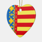 Flagge Valencias (Spanien) Keramikornament (Links)