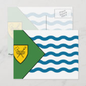 Flagge Vancouver (Kanada) Postkarte (Vorne/Hinten)