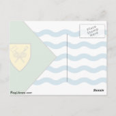 Flagge Vancouver (Kanada) Postkarte (Rückseite)