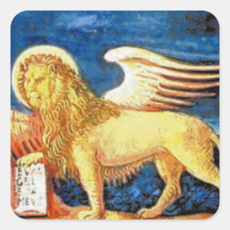 Flagge Veneto (Italien) Quadratischer Aufkleber