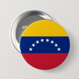Flagge Venezuela individuell Button