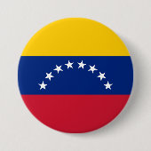 Flagge Venezuela individuell Button (Vorderseite)