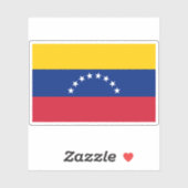 Flagge Venezuelas Aufkleber (Blatt)