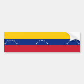 Flagge Venezuelas Autoaufkleber (Vorne)