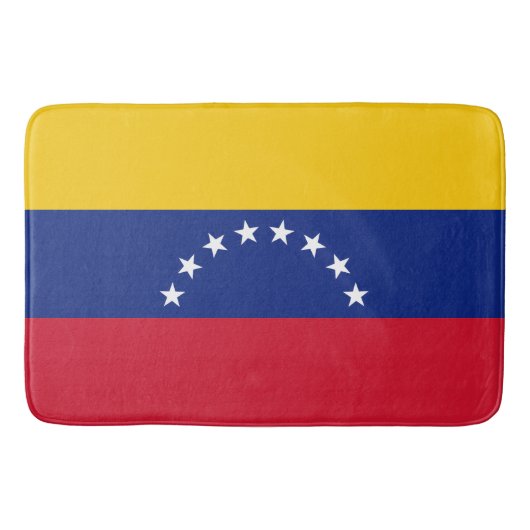 Flagge Venezuelas Badematte (Vorderseite)