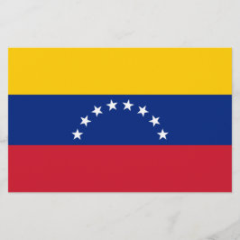 Flagge Venezuelas Briefpapier