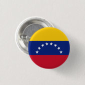Flagge Venezuelas Button (Vorne & Hinten)
