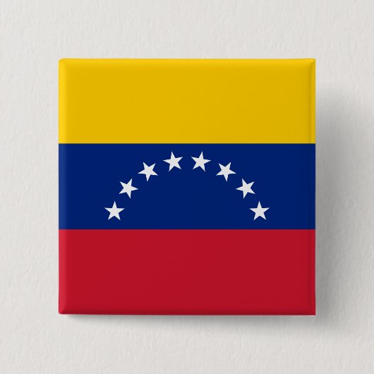 Flagge Venezuelas Button (Vorderseite)