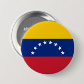 Flagge Venezuelas Button (Vorne & Hinten)