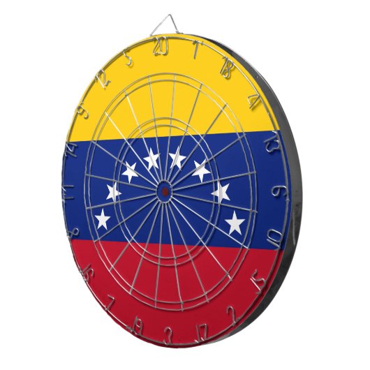 Flagge Venezuelas Dartscheibe (Vorderseite rechts)