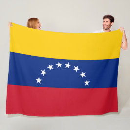 Flagge Venezuelas Fleecedecke