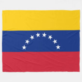 Flagge Venezuelas Fleecedecke (Vorderseite (Horizontal))