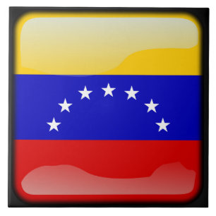 Flagge Venezuelas Fliese