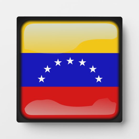 Flagge Venezuelas Fotoplatte (Vorderseite)