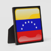 Flagge Venezuelas Fotoplatte (Vorderseite)