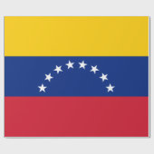 Flagge Venezuelas Geschenkpapier (Flach)