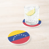 Flagge Venezuelas Getränkeuntersetzer (Seite)