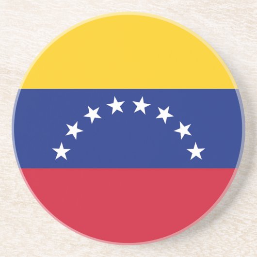 Flagge Venezuelas Getränkeuntersetzer (Vorne)