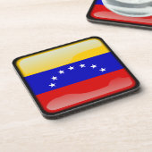 Flagge Venezuelas Getränkeuntersetzer (Linke Seite)