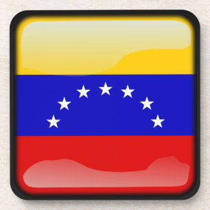 Flagge Venezuelas Getränkeuntersetzer