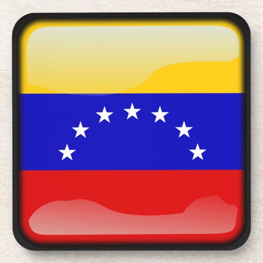 Flagge Venezuelas Getränkeuntersetzer (Vorderseite)