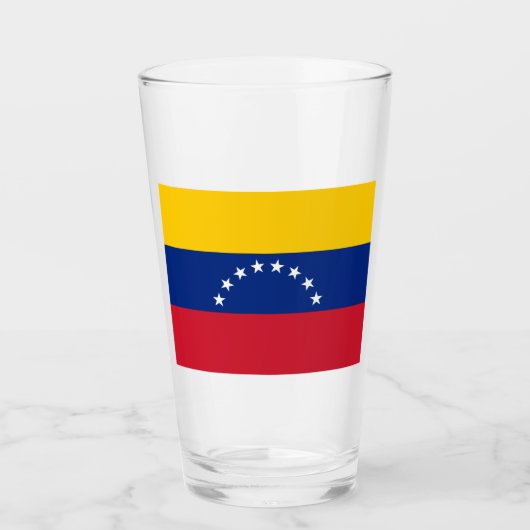 Flagge Venezuelas Glas (Vorderseite)