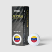 Flagge Venezuelas Golfball (Verpackungen)