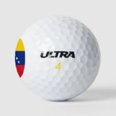 Flagge Venezuelas Golfball (Logo)