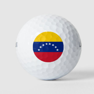Flagge Venezuelas Golfball