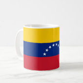 Flagge Venezuelas Kaffeetasse (Vorderseite Links)
