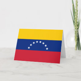 Flagge Venezuelas Karte
