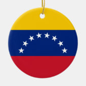 Flagge Venezuelas Keramik Ornament (Vorne)
