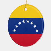 Flagge Venezuelas Keramik Ornament (Links)