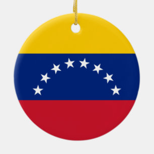 Flagge Venezuelas Keramik Ornament