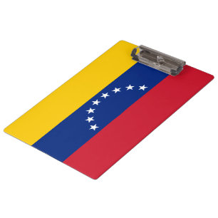 Flagge Venezuelas Klemmbrett