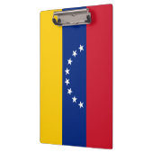 Flagge Venezuelas Klemmbrett (Links)