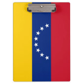 Flagge Venezuelas Klemmbrett (Vorderseite)